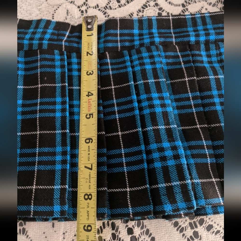 Vintage Rare Retro Preppy Mini School Girl Skirt Costume Cosplay - Picture 7 of 7